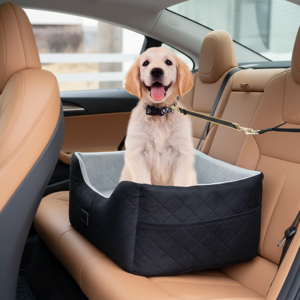 Dog car seat bed - image 9