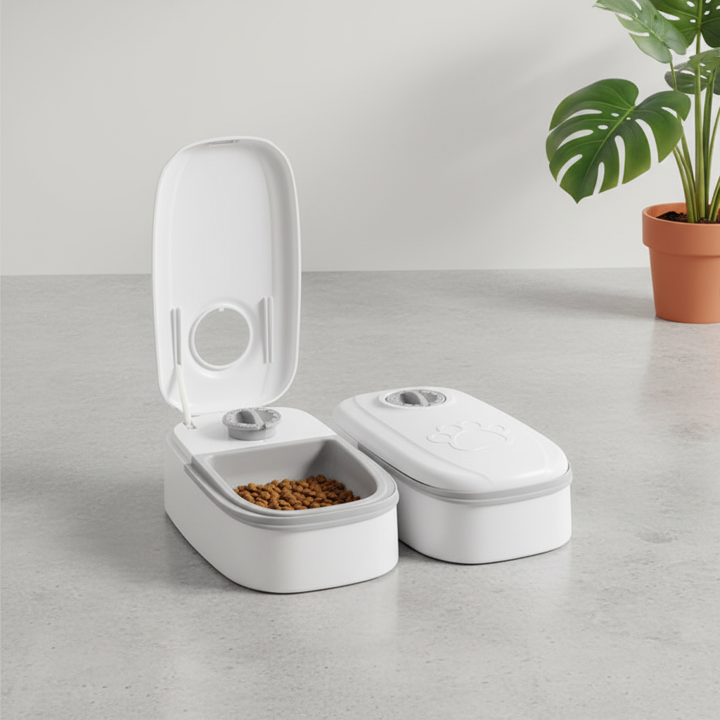Automatic Gravity Pet Feeder & Water Dispenser for Cats & Dogs