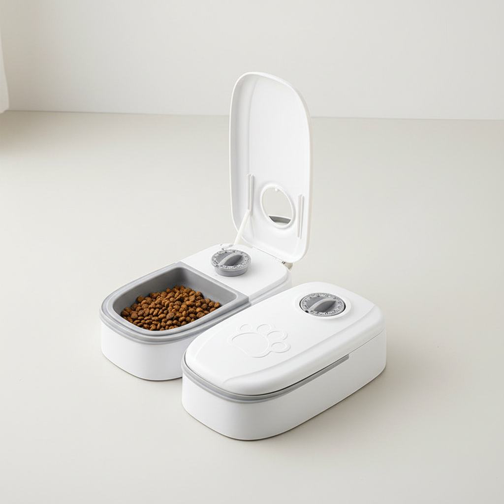 Automatic Gravity Pet Feeder & Water Dispenser for Cats & Dogs